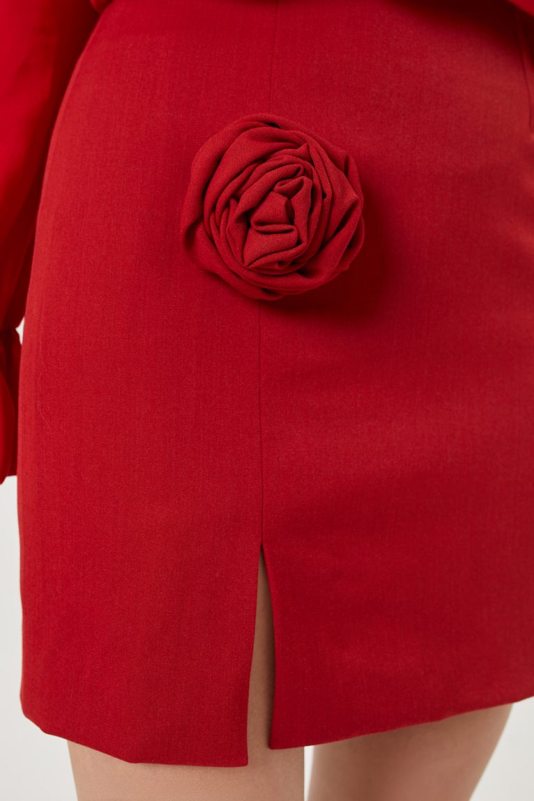 rosalie-spodniczka-mini-czerwona
