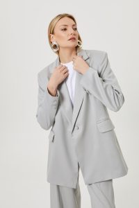Szara marynarka oversize Karla