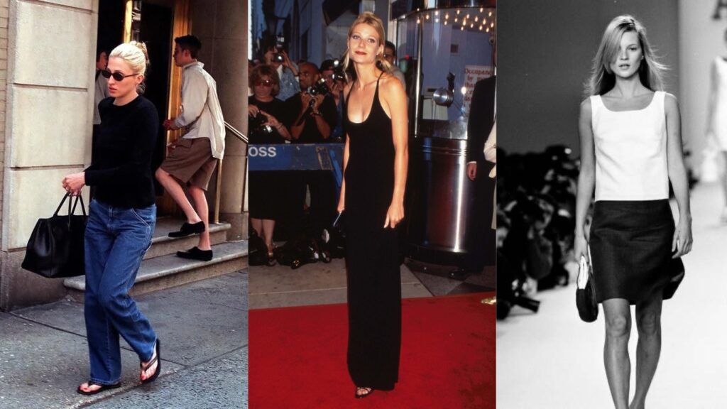 minimalizm lat carolyn bessette kennedy kate moss historia mody