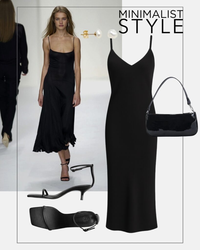 moda lata minimalizm slip dress historia mody inspiracje