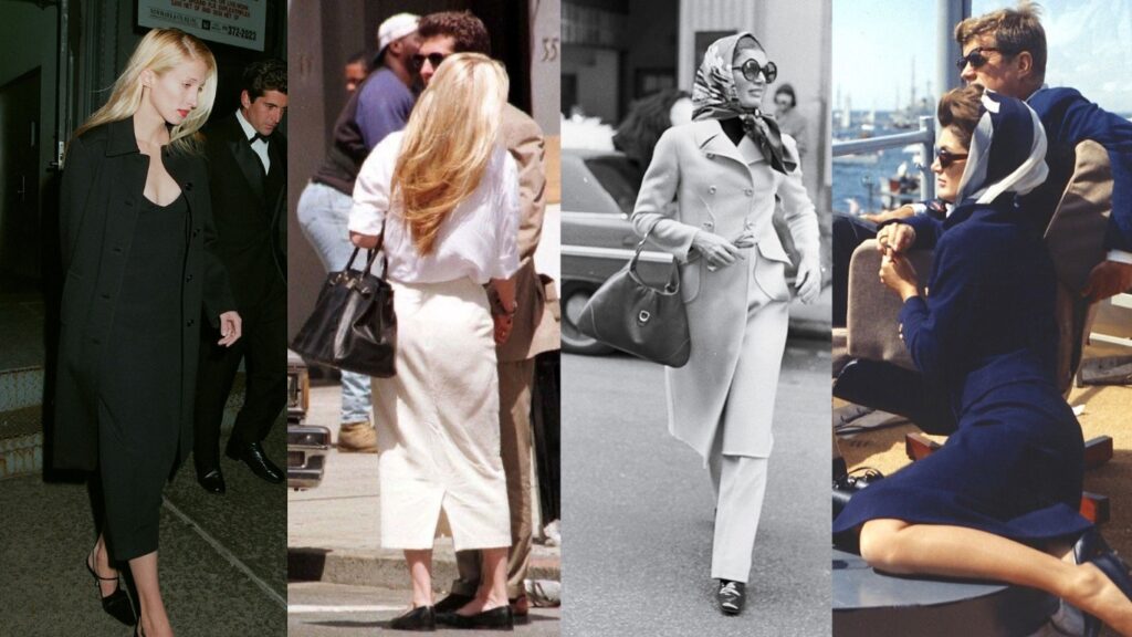 old money style icons jackie kennedy carolyn bessette
