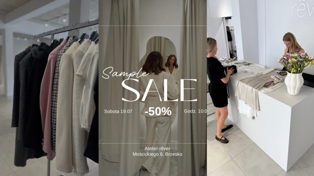 polska marka modowa atelier sample sale ubrania dla kobiet pracownia krawiecka