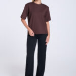 t-shirt-gini-brazowy-oversize