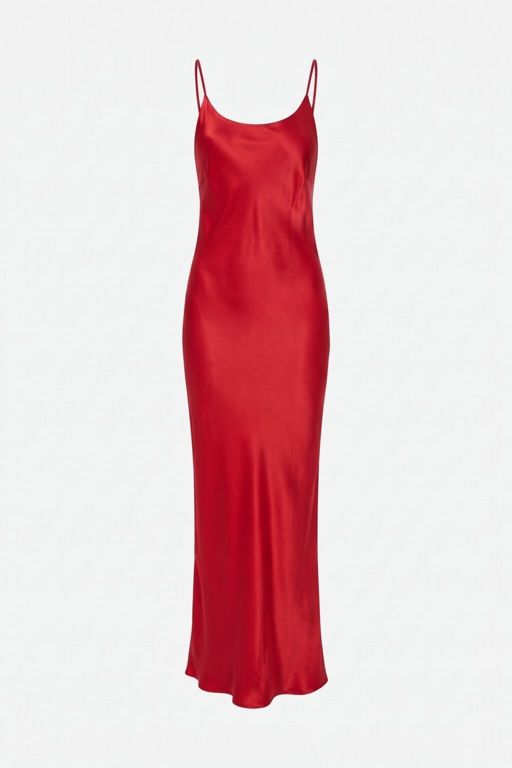 Czerwona sukienka maxi Scarlet — zdjęcie produktu na jasnym tle